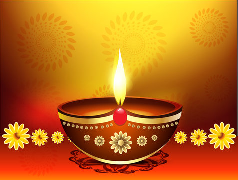 happy diwali festival  background