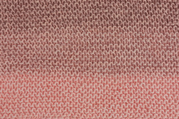 knitted fabric background with garter stitch pattern