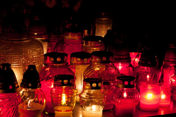cmentarz - świeca
