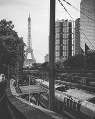 Tour Eiffel et transport parisien