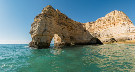 Fototapeta na wymiar Cliffs at Marinha beach