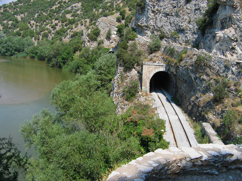 Nestos River Near Xanthi Thrace Greece