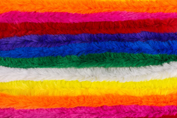 background of multicolored pipe cleaners