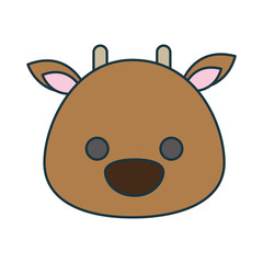 christmas deer icon