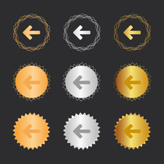 Pfeil links - Auskunft - Bronze, Silber, Gold Medaillen