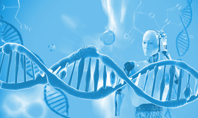 Robot and DNA