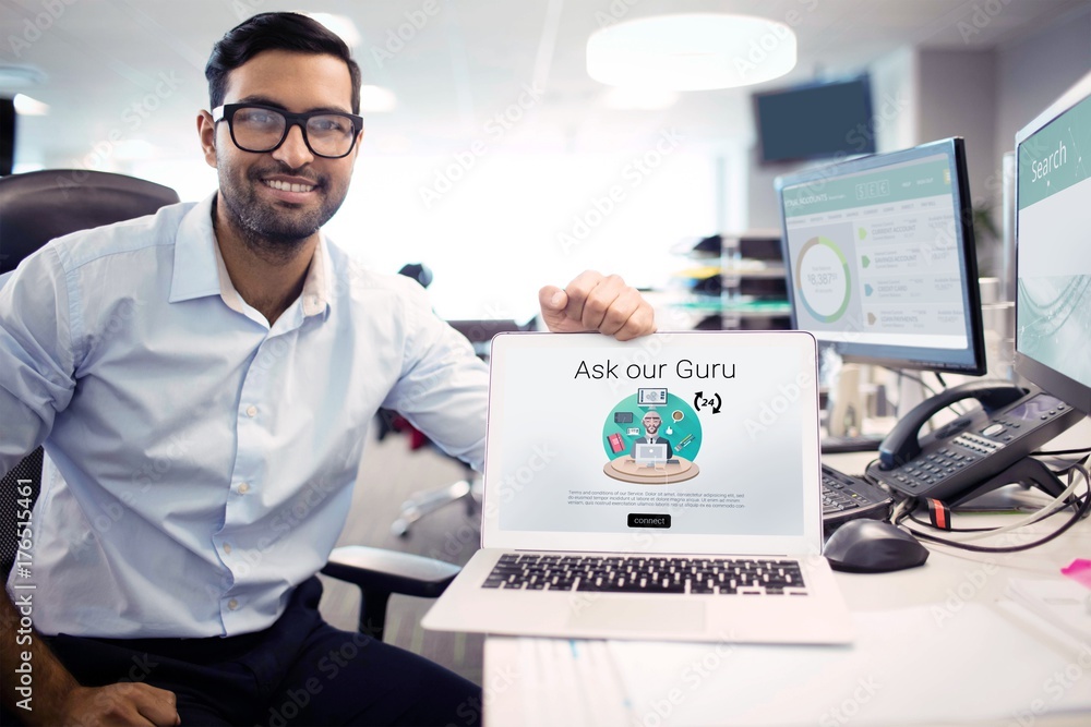 Aufkleber composite image of speech bubbles with live chat text