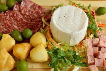 cheese and salami
