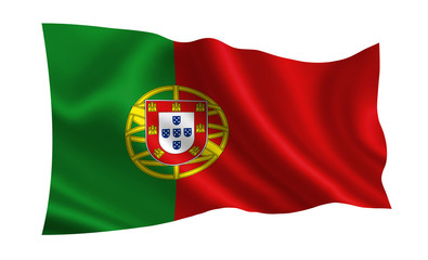 Portugal flag, A series of flags of the world. 