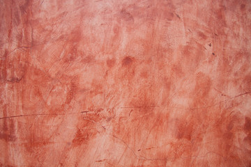 painted wall detail, tile red, Santorini Greece