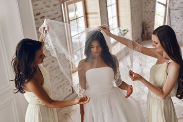 Sensual bride. 