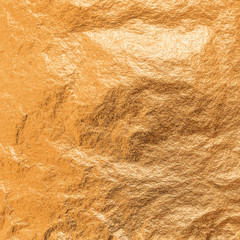 Copper foil leaf metallic wrapping paper shiny texture background for wall paper decoration element