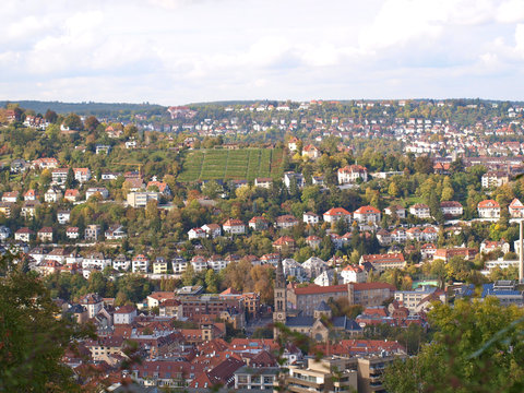 Stuttgart, Blick auf Heslach