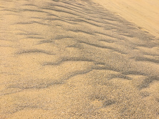 Fototapeta na wymiar Moving sands and texture on a beach