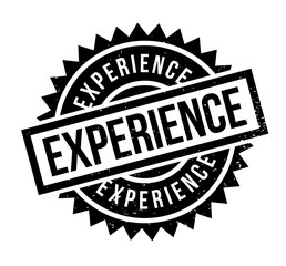 Experience rubber stamp. Grunge design with dust scratches. Effects can be easily removed for a clean, crisp look. Color is easily changed.