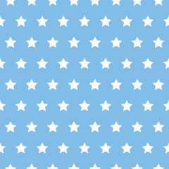 baby star pattern white on blue