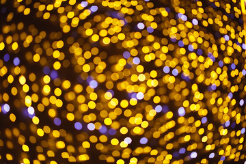 bokeh led lights defocused background