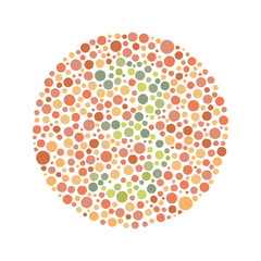 Red Green Color Blind Test - Number 3