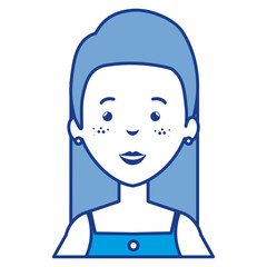 beautiful woman avatar character