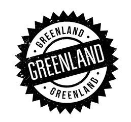 Greenland rubber stamp. Grunge design with dust scratches. Effects can be easily removed for a clean, crisp look. Color is easily changed.