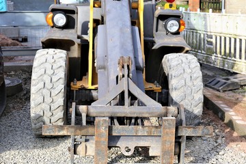 An image of a wheel loader - construction machine