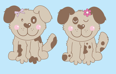 Fototapeta premium cute dog