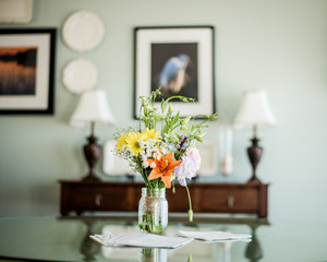 Bouquet on the Table