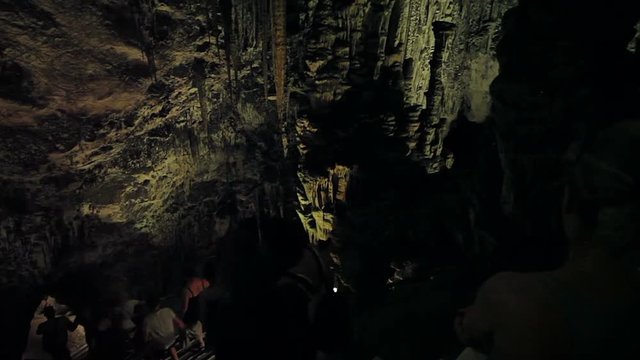 Excursion to the cave D'Arta on the island of Mallorca.