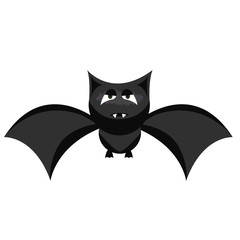 Isolated halloween bat on a white background, Vector illustration