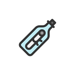 Communication Filled - Message in the Bottle Icon