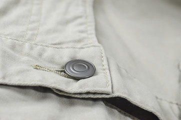 jean button and zip