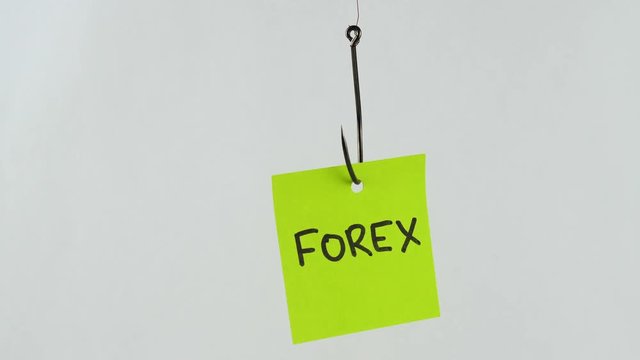 Illustration, on fishhook Forex