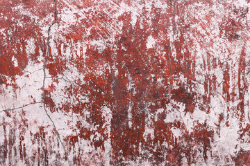 Grungy red and white wall texture
