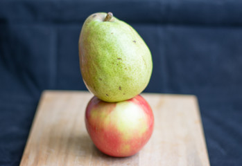 pear and apple