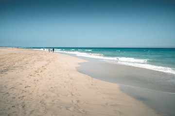 Fototapeta na wymiar Morro Jable Beach - Fuerteventura