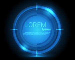 Abstract Ring Background Illustration