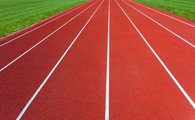 Running track like a symbol of competitions