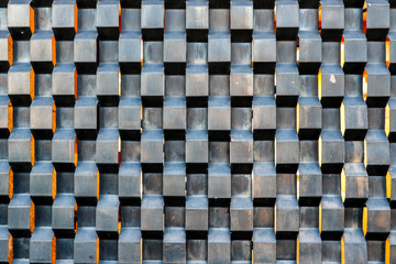 Fototapeta premium Grey metal door texture