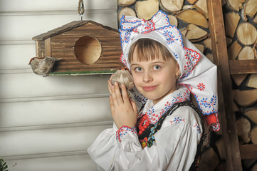 Polish girl in costume