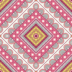 Seamless pattern. Can be used on packaging paper, fabric, background for different images, etc. Freehand drawing