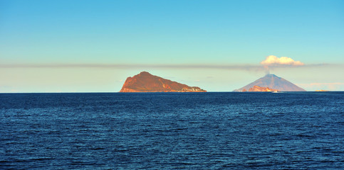  Volcano Stromboli and Panarea Archipelago Eolie Sicily Italy