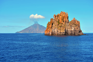  Volcano Stromboli Archipelago Eolie Sicily Italy