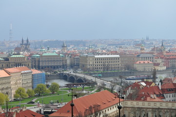 Naklejka na ściany i meble Prag bridge