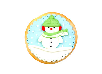 Funny cookie for Christmas