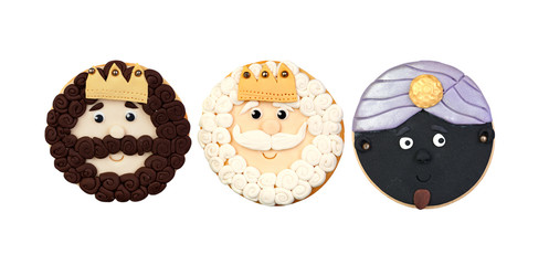 Three wise men, cookies for Christmas