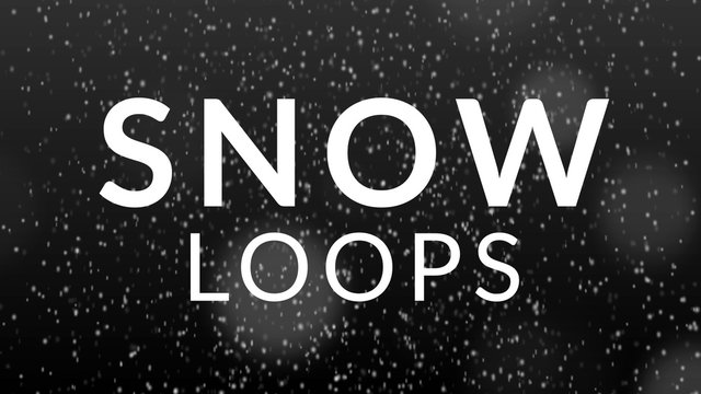 Looping Snow Backgrounds Pack 1