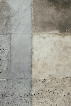 Detail of worn paint on urban wall, Paris, France