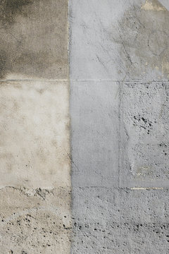 Detail of worn paint on urban wall, Paris, France