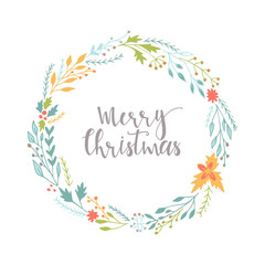 Cute gift cards and hand drawn Christmas lettering