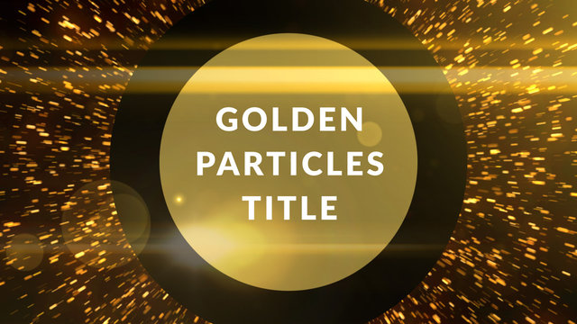 Golden Particles Title 1
